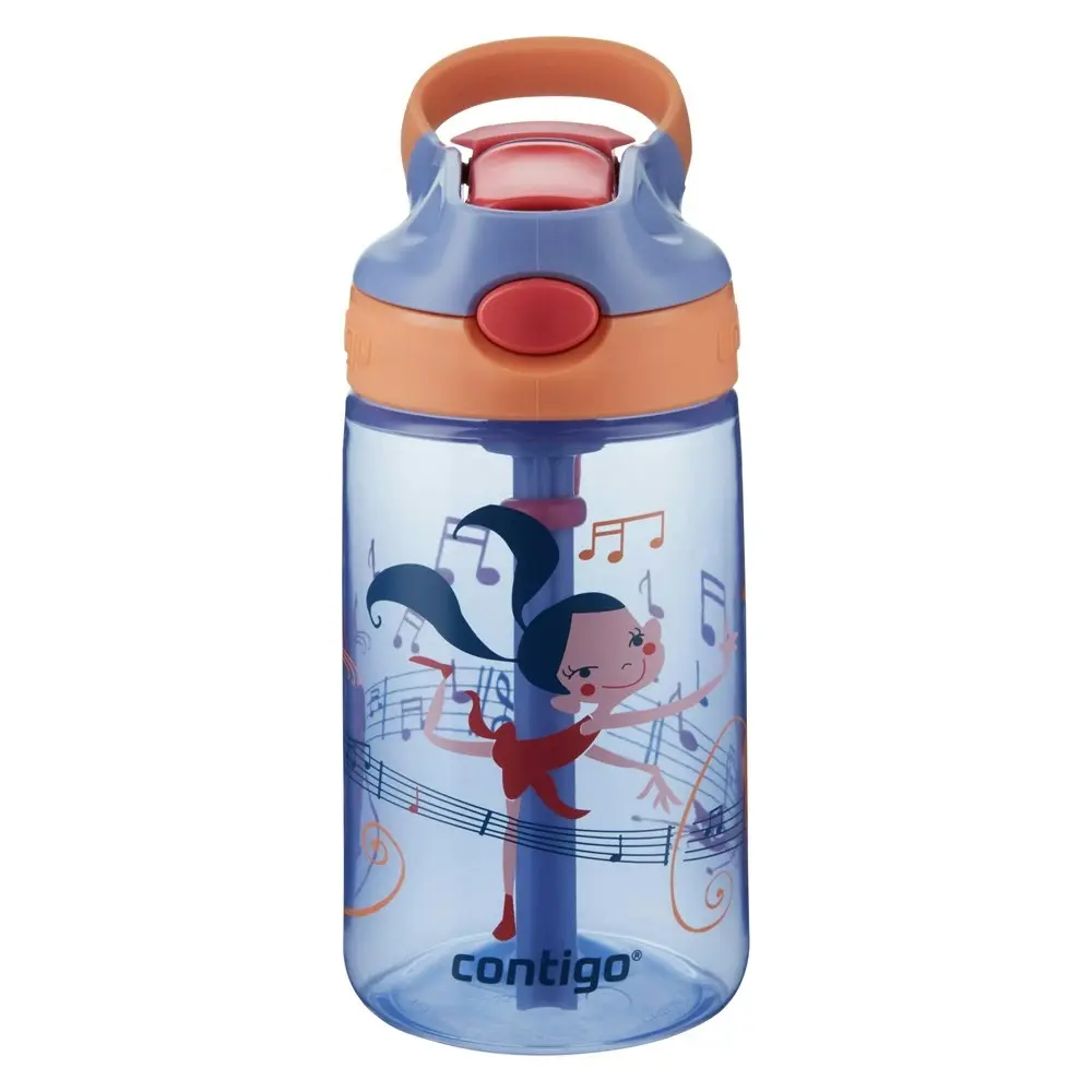 Contigo Gizmo Flip Autospout Kids Drink Bottle Winking Dancer Graphic 420ml - Sports & Outdoor