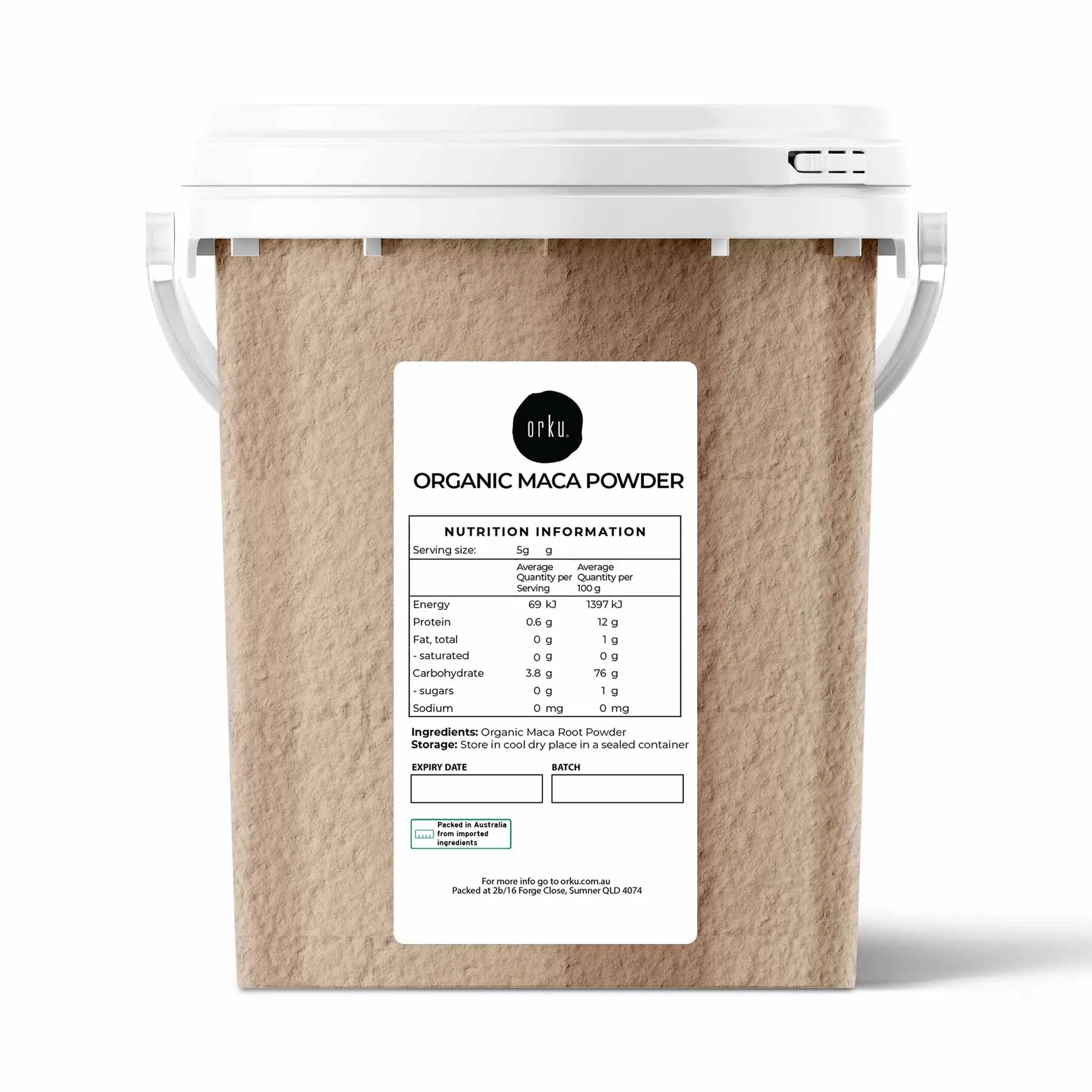 700g Organic Maca Powder Tub Plant Root Super Food Peru Nutritional Supplement - Health