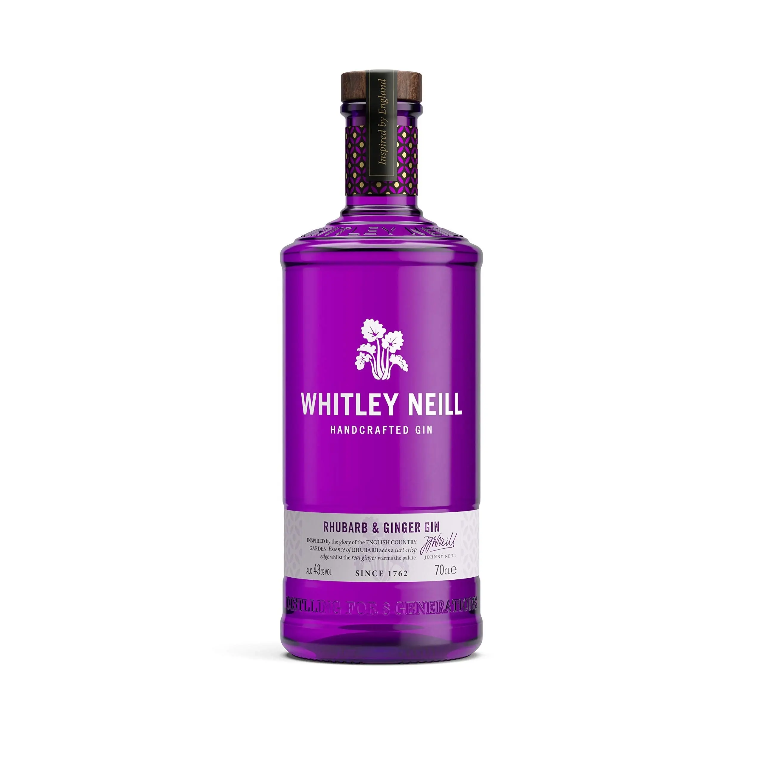Whitley Neill Rhubarb & Ginger Gin 700ml - Alcohol