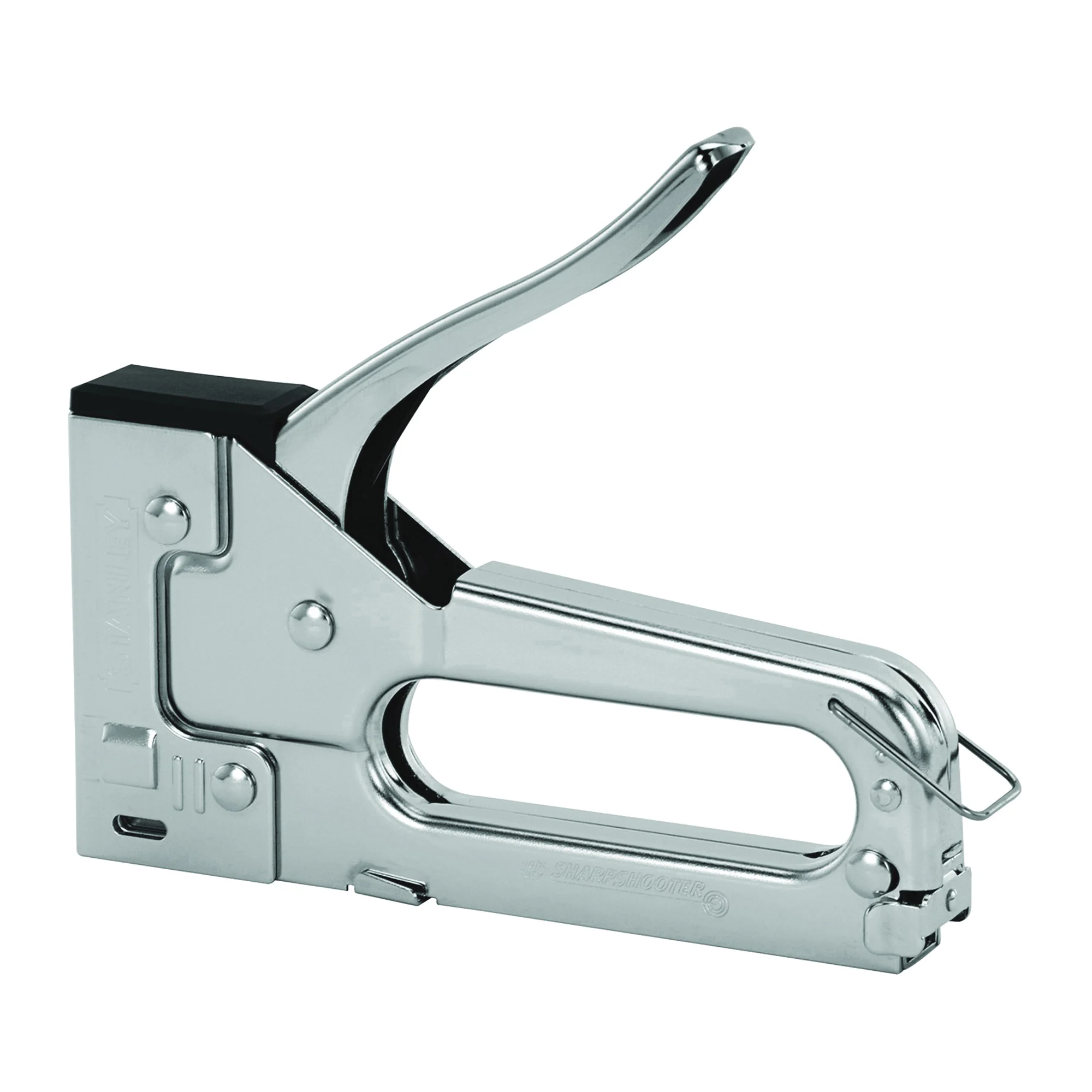 TR45 Staple Gun, 120 Magazine, 29/64 in W Crown, 1/4 to 3/8 in L Leg, Steel Staple - STANLEY