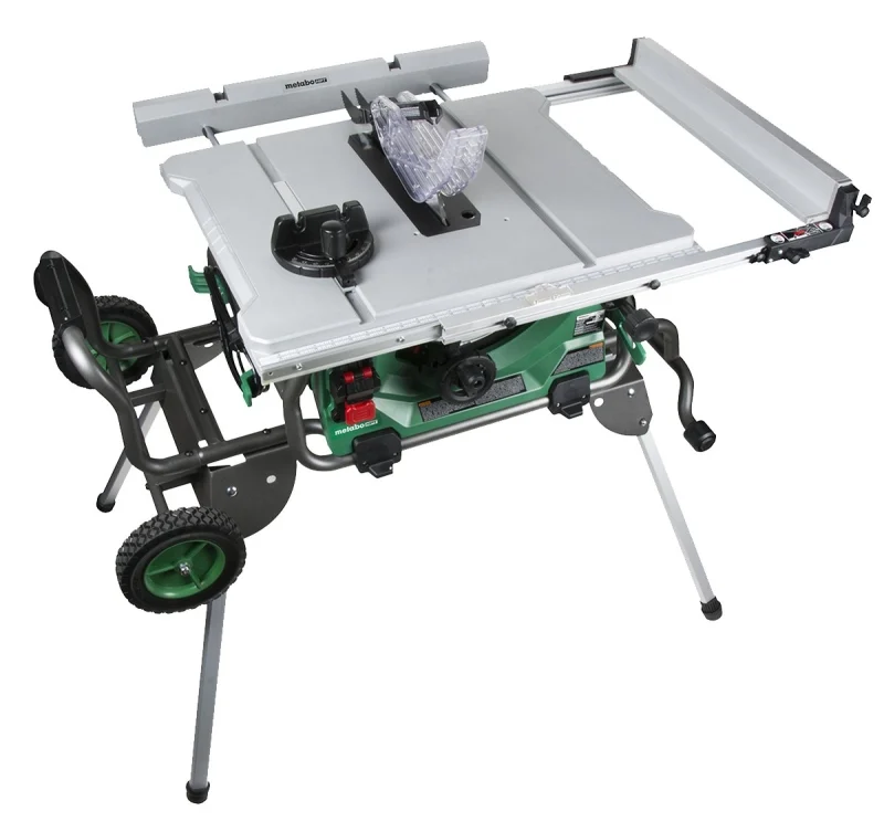 C10RJSM Table Saw, 120 VAC, 15 A, 10 in Dia Blade, 5/8 in Arbor, 35 in Rip Capacity Right - Metabo HPT