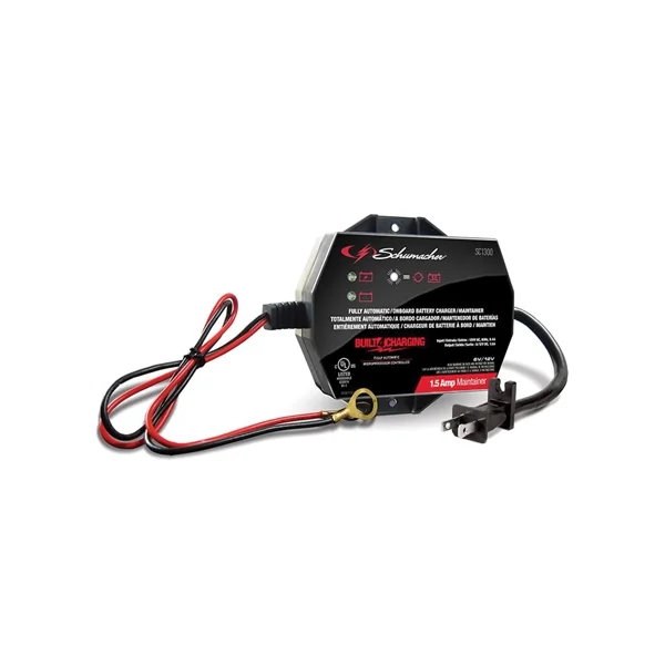 SC1300 Battery Maintainer, 0.4 A Input, 6/12 V Output, AGM Battery - Schumacher