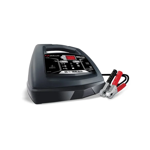 SC1308 Battery Charger/Engine Starter, 4 A Continuous, 19 A Intermittent Input, 6/12 V Output, AGM Battery - Schumacher