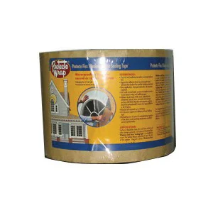 843606SW Window and Door Sealing Tape, 50 ft L, 6 in W, HDPE, Gray/White, Self-Adhesive
