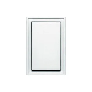 130020001001 Mounting Block, 12-1/16 in L, 8-1/8 in W, White