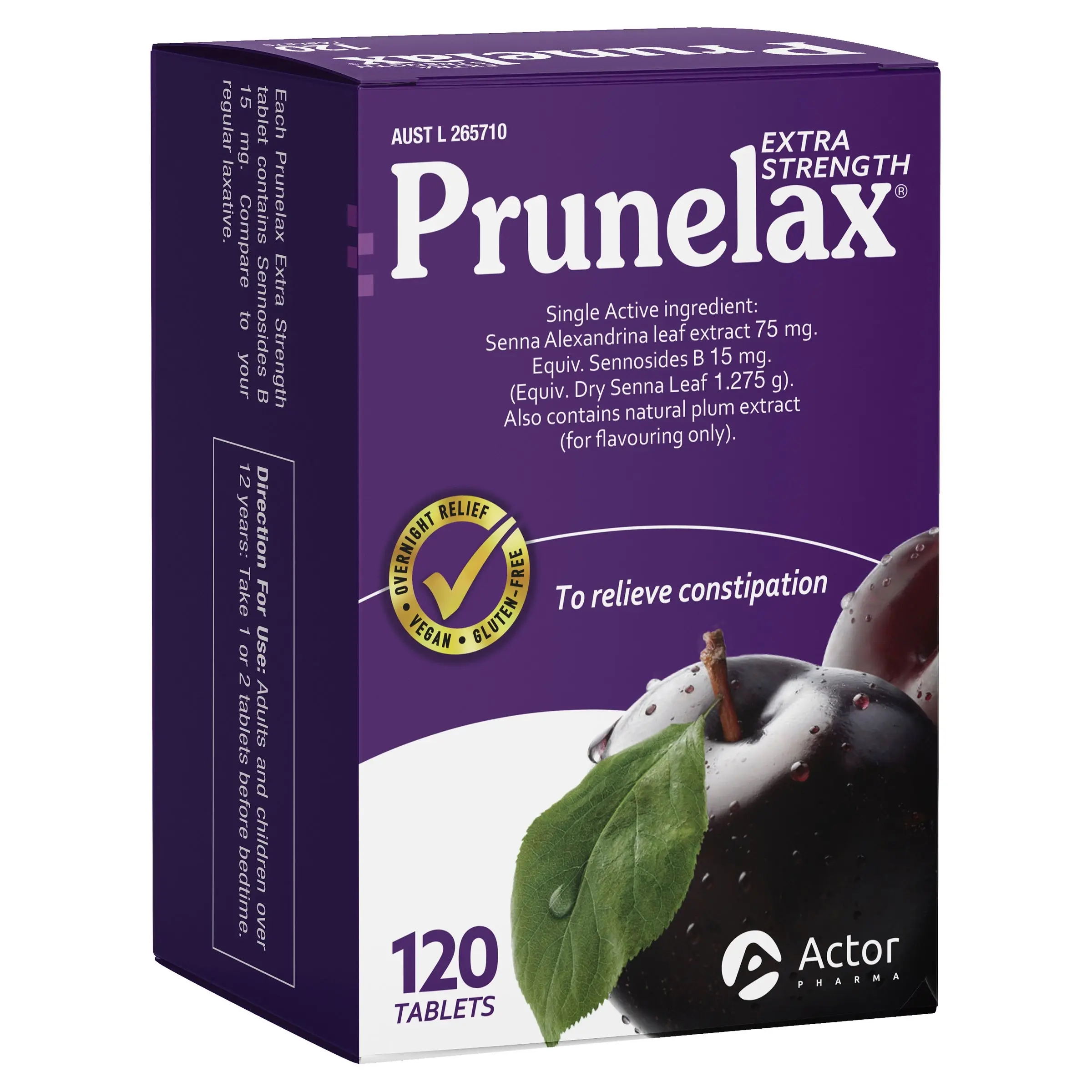 Prunelax 120 Tablets - Health