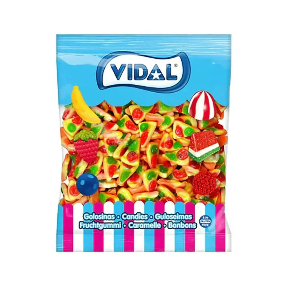 VIDAL GUMMI PIZZA 1KG - Groceries
