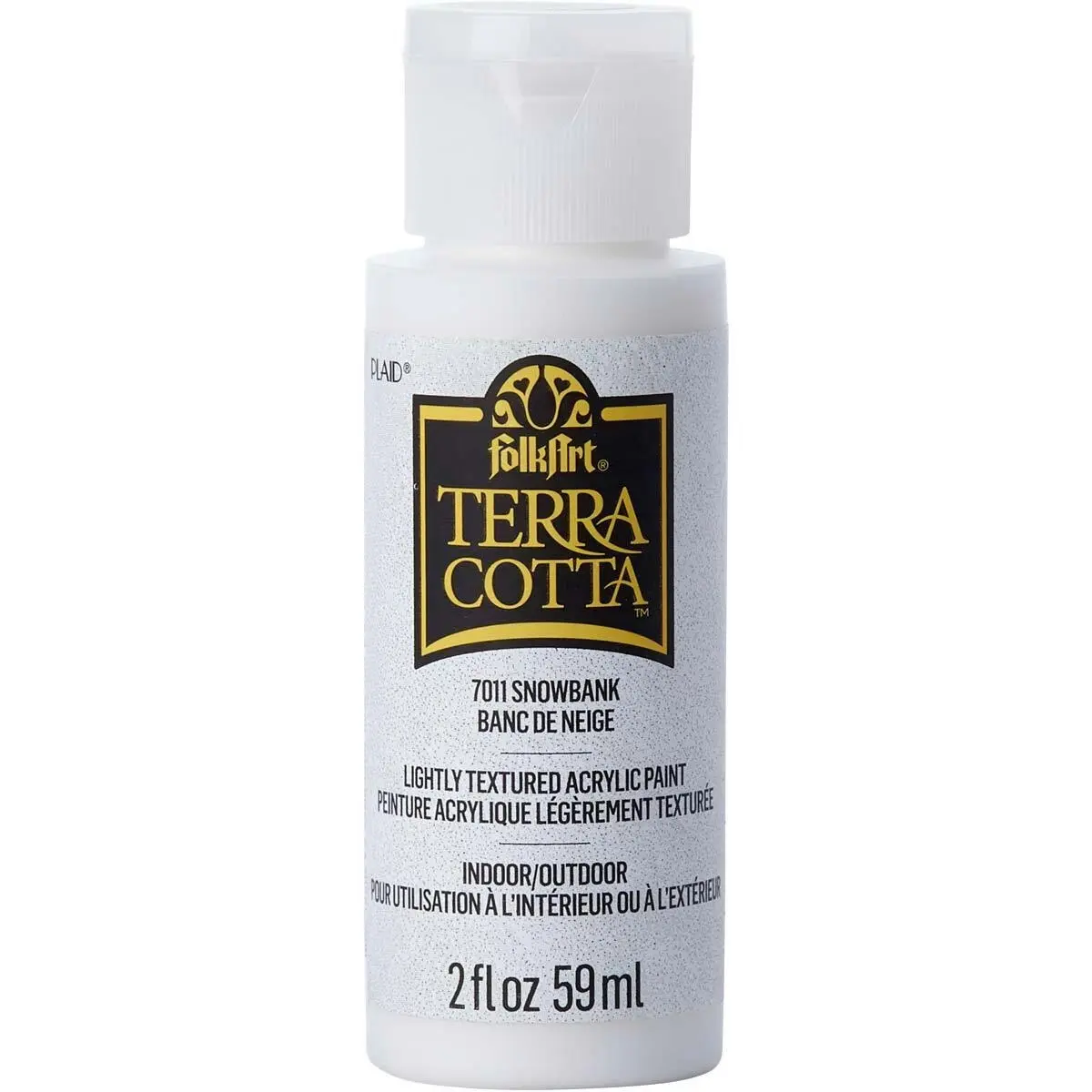 Plaid FolkArt Terra Cotta 59ml Acrylic Art/Craft Paint Snowbank Textured Finish - Hobbies