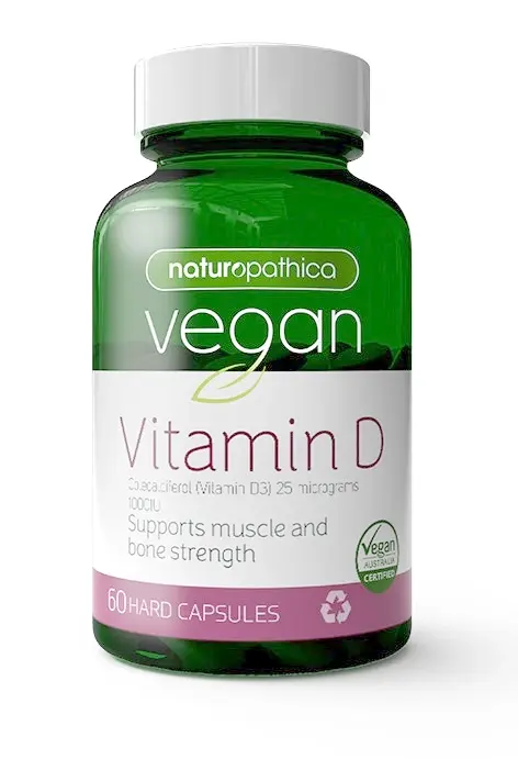 Naturopathica Vegan Vitamin D 60 Capsules - Beauty