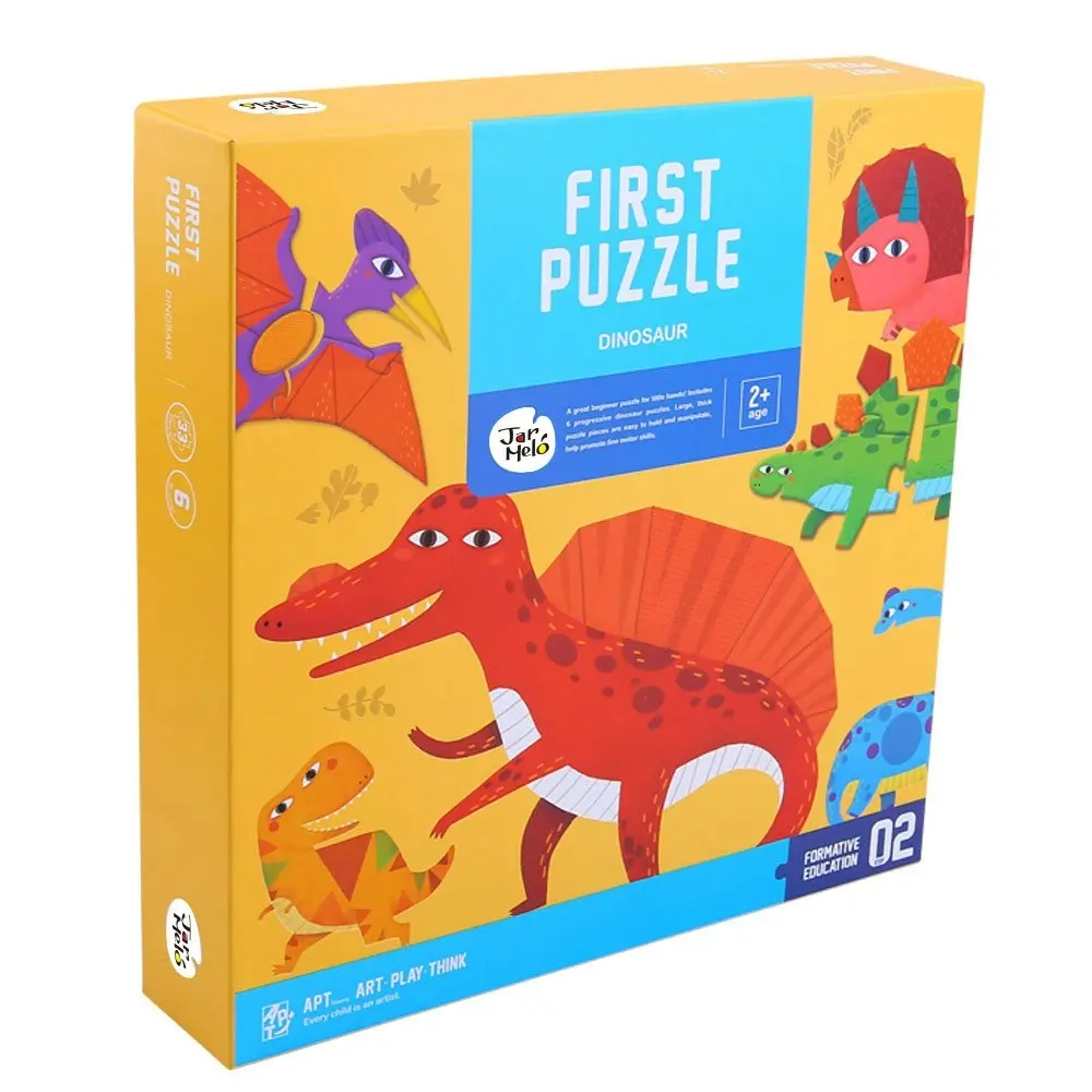 33pc Jarmelo First Puzzle Dinosaur Toddler/Children's Junior Jigsaw Puzzle 12m+ - Toys & Games