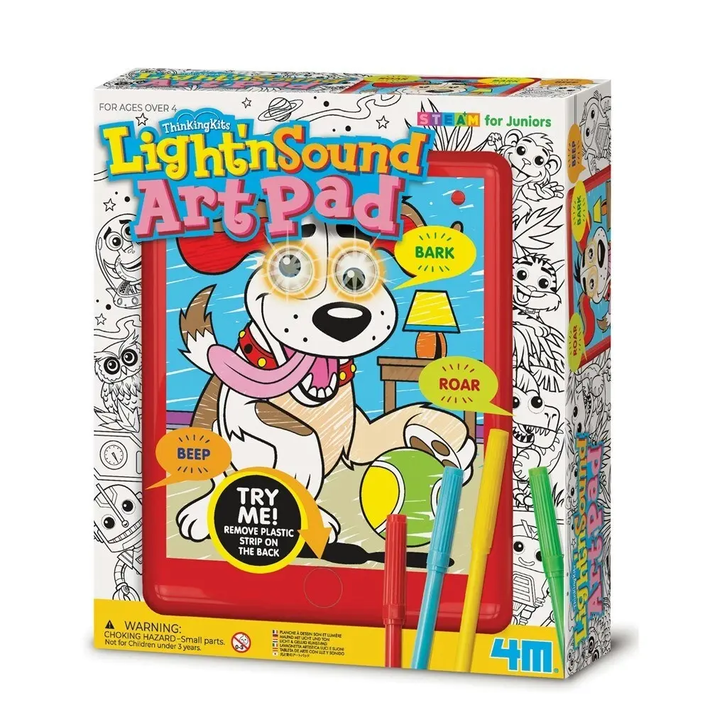 4M ThinkingKits Light 'n' Sound Pad Kids/Toddler Art/Craft Activity Kit 4y+ - Hobbies