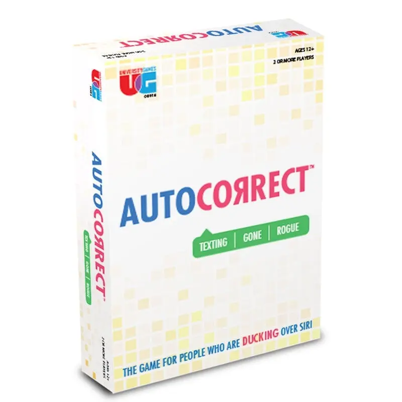 U.Games Autocorrect Strategy Game Interactive Kids/Children Activity Toy 12+ - Hobbies