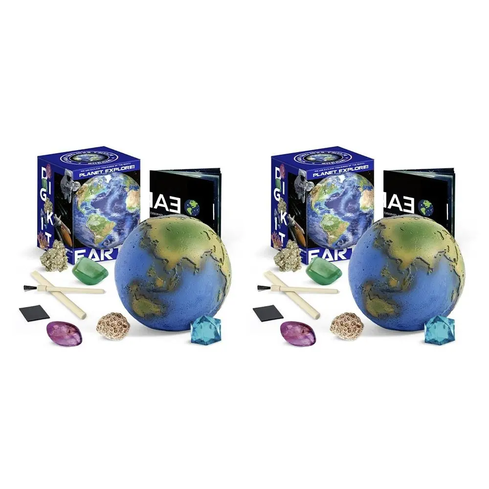 2PK Kaper Kidz Planet Xplore Earth Dig & Excavation Childrens Science Kit 6y+ - Toys & Games