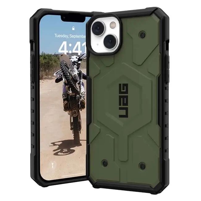 UAG Pathfinder MagSafe Case (Suits iPhone 14 Plus) - Olive