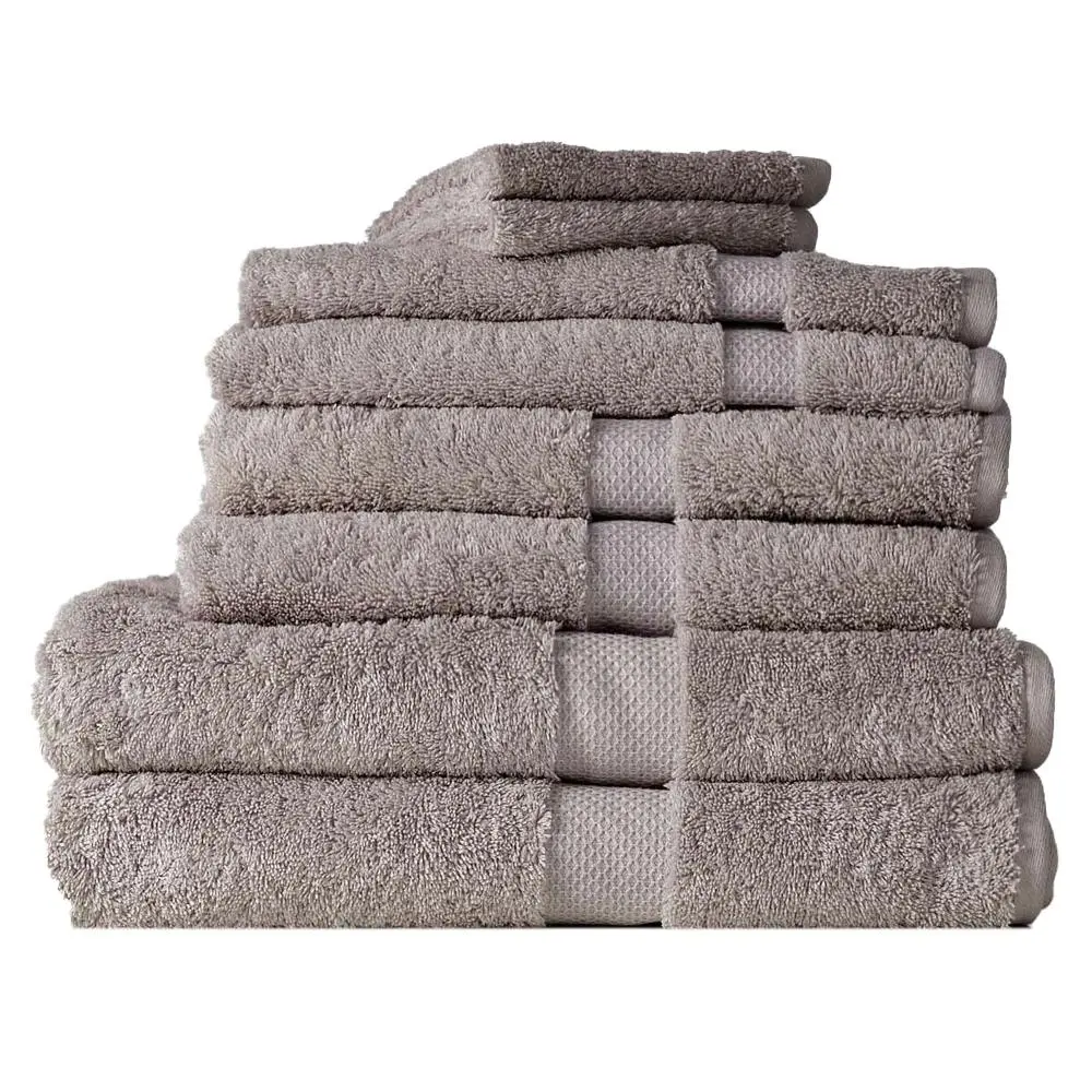 8pc Canningvale Royal Splendour Home Decor Bathroom Bath Towel Set Storm Grey - Home & Garden