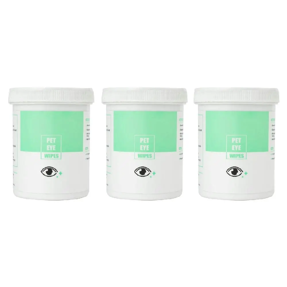 3x 150pc Zodiac Eyes Grooming/Cleaning Pet Dog/Cat Non-Toxic Stain Remover Wipes