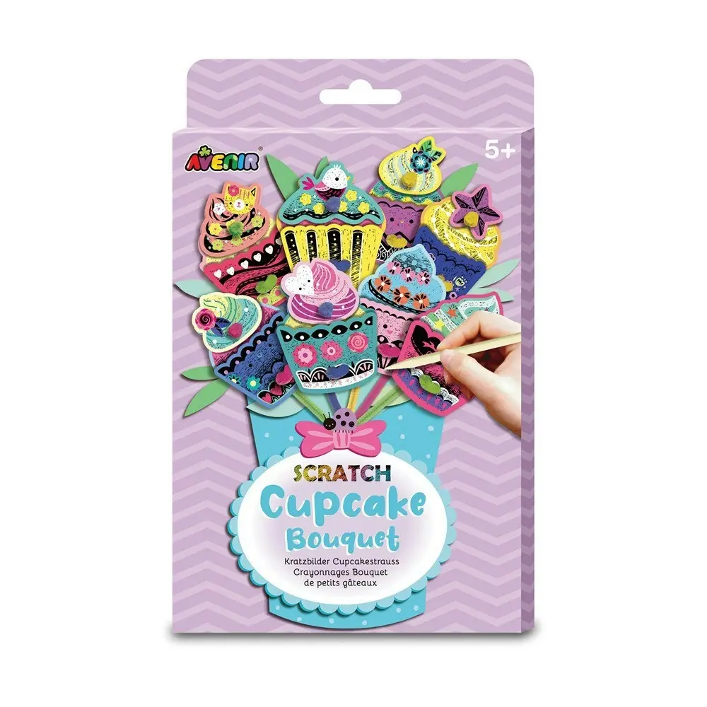 Avenir Scratch Cake Bouquet Creative Art/Craft Kids/Toddler Activity Kit 5y+ - Hobbies