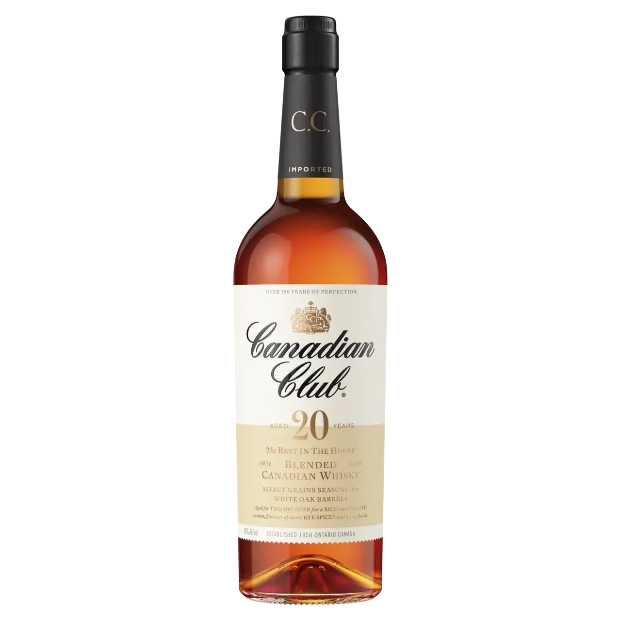 Canadian Club 20 Year Old Blended Whisky 750ml - Alcohol