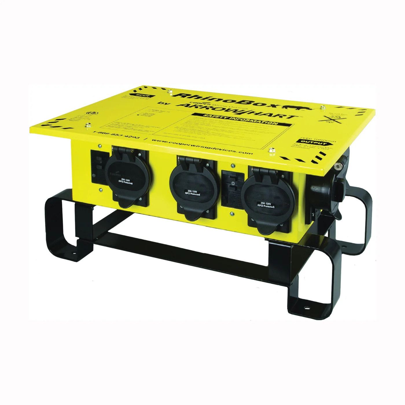 Rhino Box RB300ME GFCI Power Center, 50 A, 120/240 V - Arrow Hart