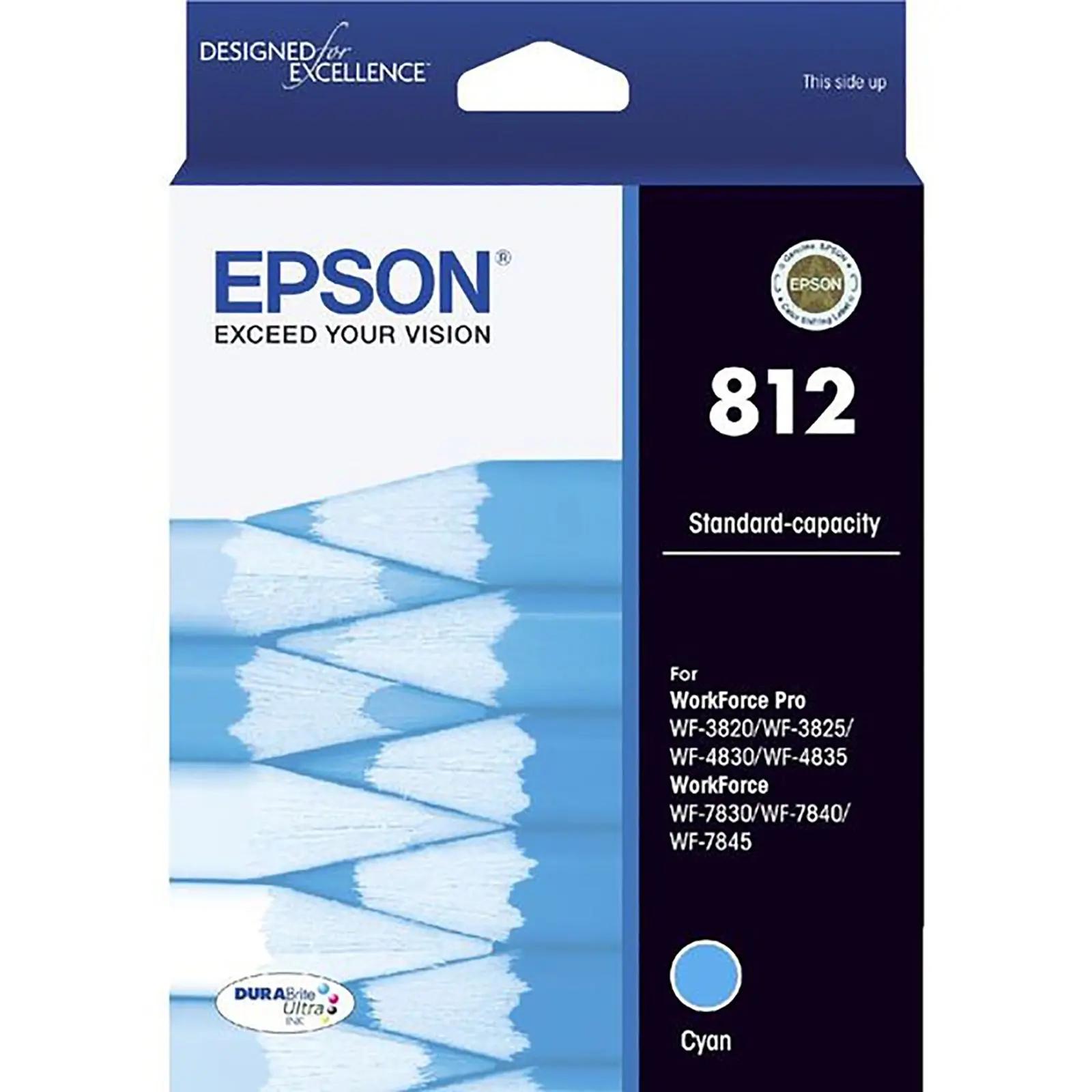 Original Epson 812 Cyan Ink Cartridge Toner C13T05D292 WorkForce Pro - Electronics