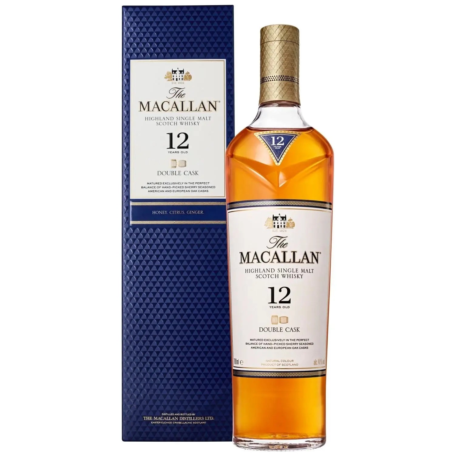 The Macallan 12 Year Old Double Cask Single Malt Scotch Whisky 700ml - Alcohol