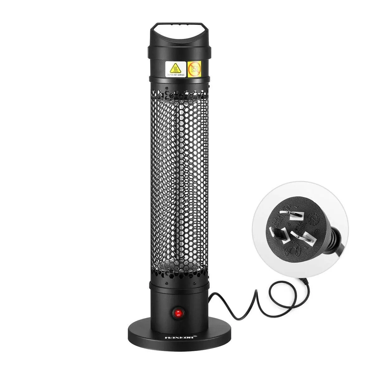 Maxkon Instant Infrared Heater Electric Space Warmer Under Table Energy Efficient Portable Waterproof 1000W - Winter Warmers up to 70% Off
