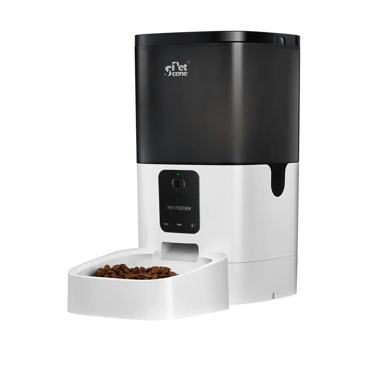Pet Scene 6L Automatic Pet Feeder Auto Dog Cat Feeder with 1080HD Camera App Control and Night Vision - Pets