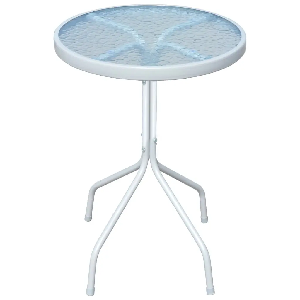 Bistro Table Grey 50x71 cm Steel 43313 - Furniture
