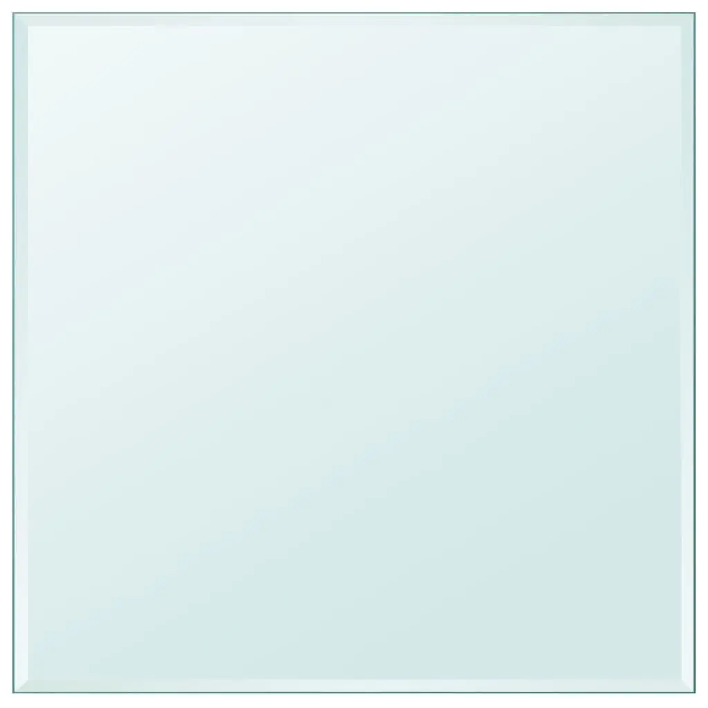 Table Top Tempered Glass Square 700x700 mm 243631 - Furniture
