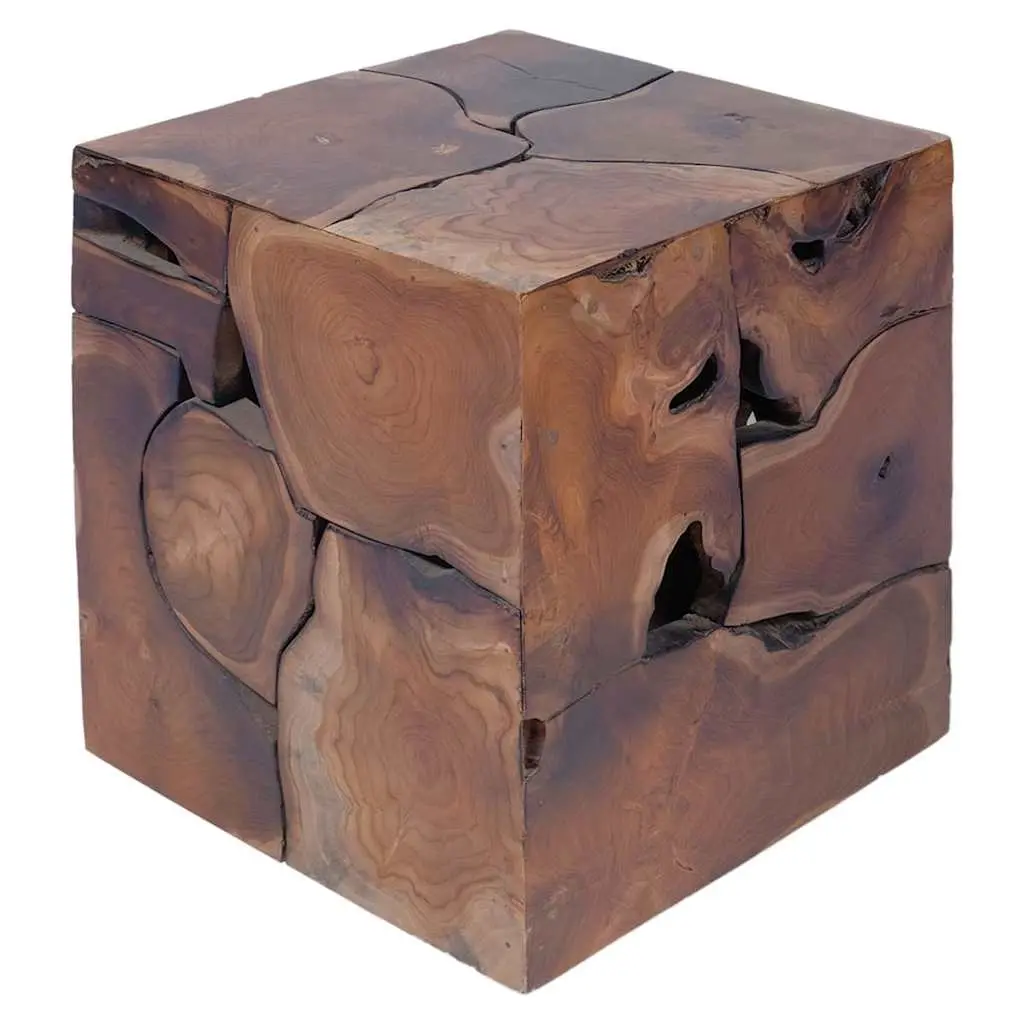 Stools 2 pcs Brown 40x40x45 cm Solid Teak Wood 274355 - Furniture