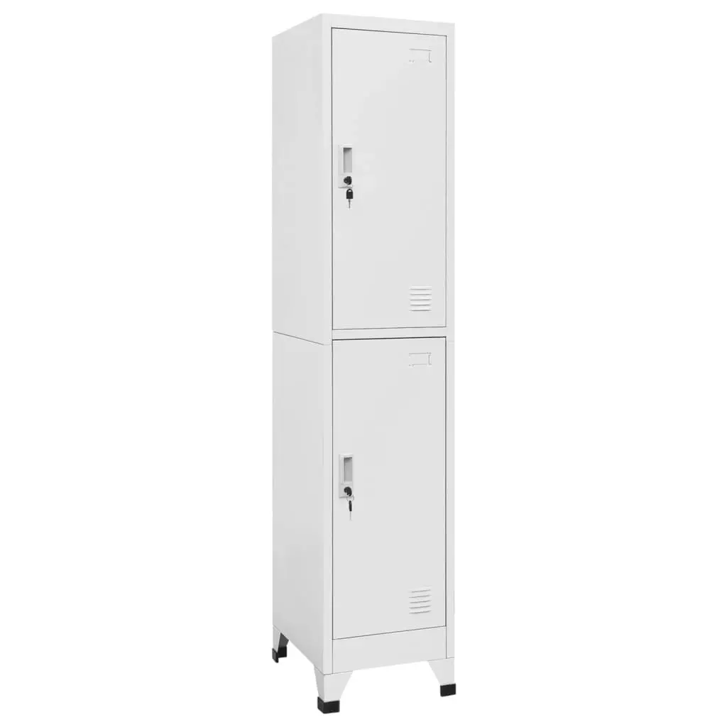 Locker Cabinet with 2 Compartments 38x45x180 cm 244473 - Furniture