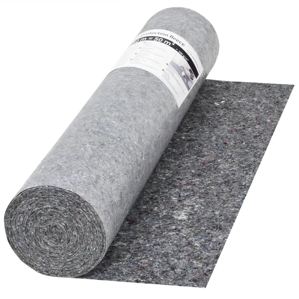 Non-slip Painter Fleece 50 m 280 g/m² Grey 142698