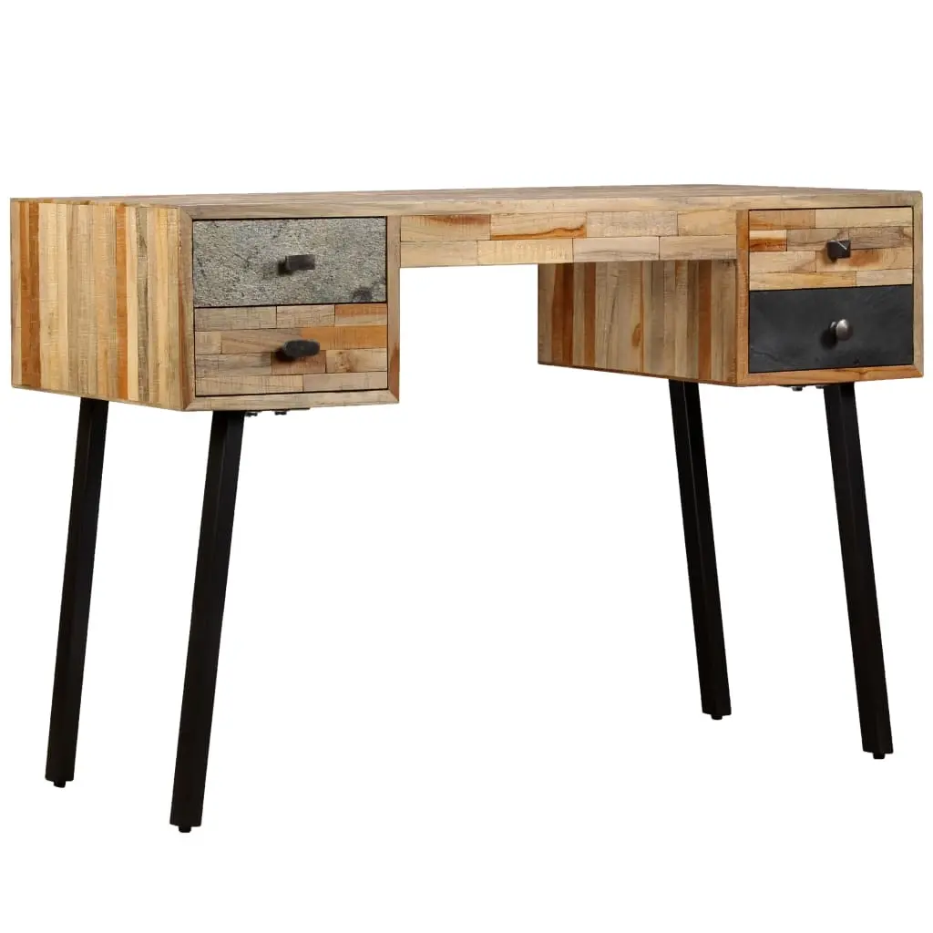 Writing Desk 110x50x76 cm Solid Reclaimed Teak 245402 - Furniture