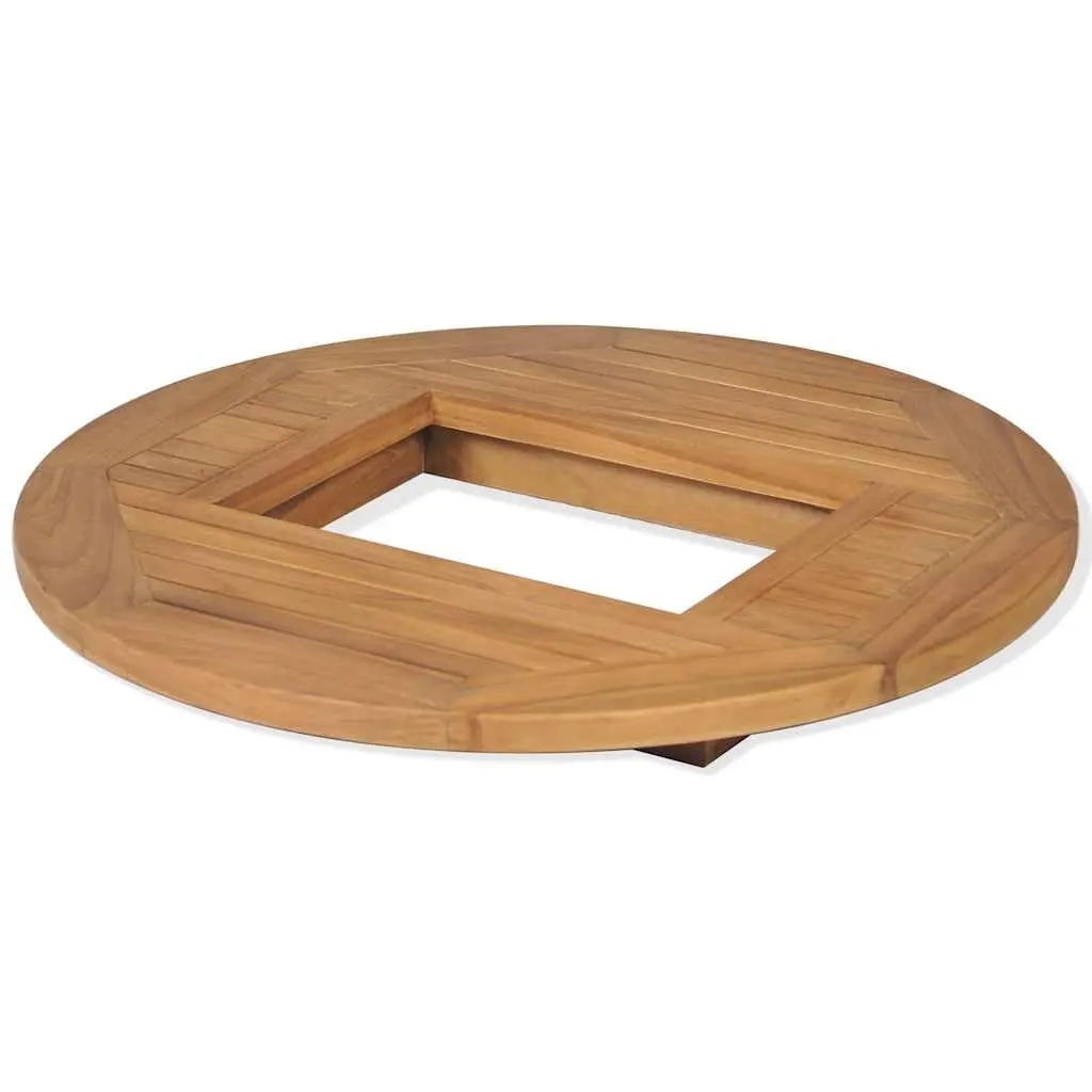 Beer Crate Tabletop Teak 70 cm 43807 - Furniture