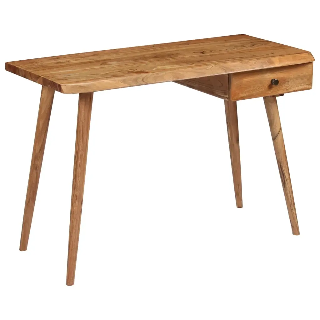 Writing Table Solid Acacia Wood 110x50x76 cm 245666 - Furniture