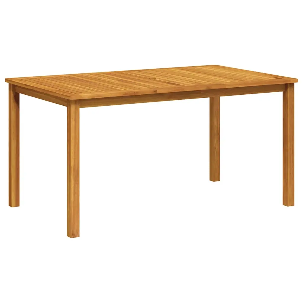 Garden Table 150x90x74 cm Solid Acacia Wood 44105 - Furniture