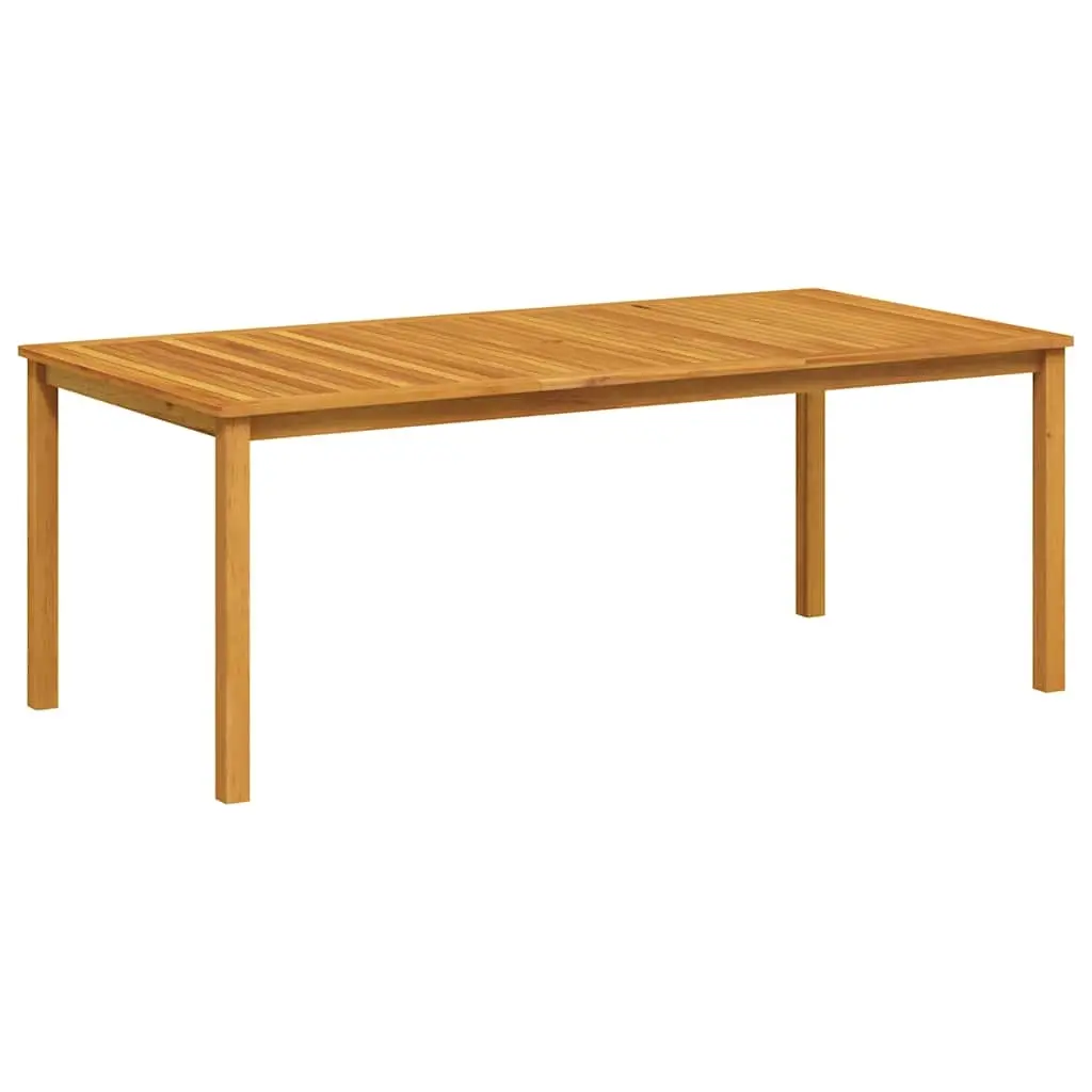 Garden Table 200x100x74 cm Solid Acacia Wood 44106 - Furniture