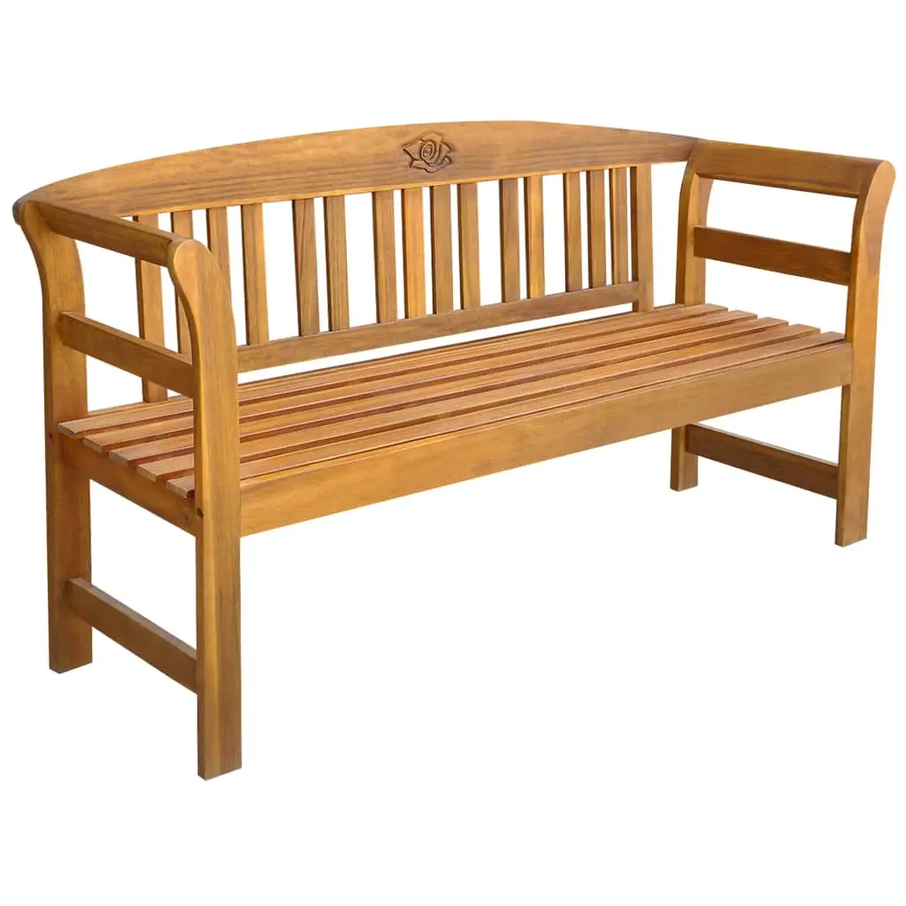 Garden Bench 157 cm Solid Acacia Wood 44131 - Up to 65% off Outdoor Furniture