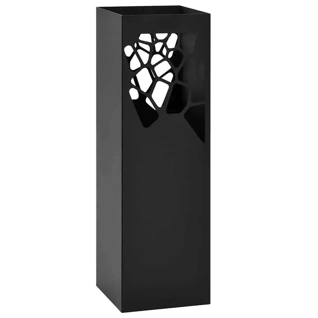 Umbrella Stand Stones Steel Black 246798 - Home & Garden