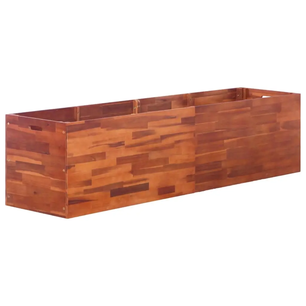 Garden Raised Bed Acacia Wood 200x50x50 cm 44028 - Home & Garden