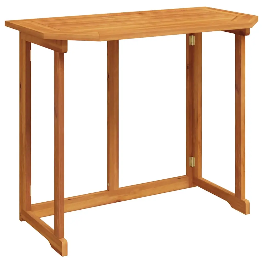 Bistro Table 90x50x75 cm Solid Acacia Wood 44039 - Furniture