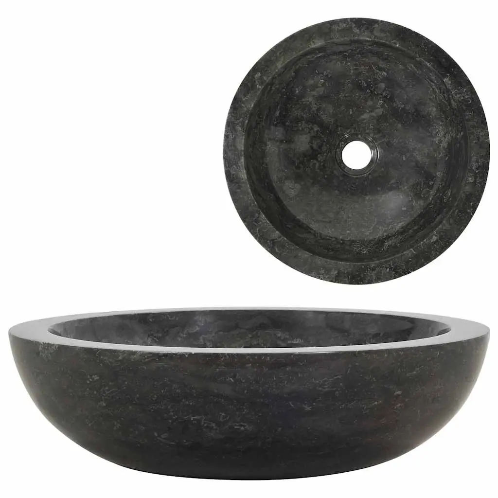 Sink 40x12 cm Marble Black 142774 - Hardware