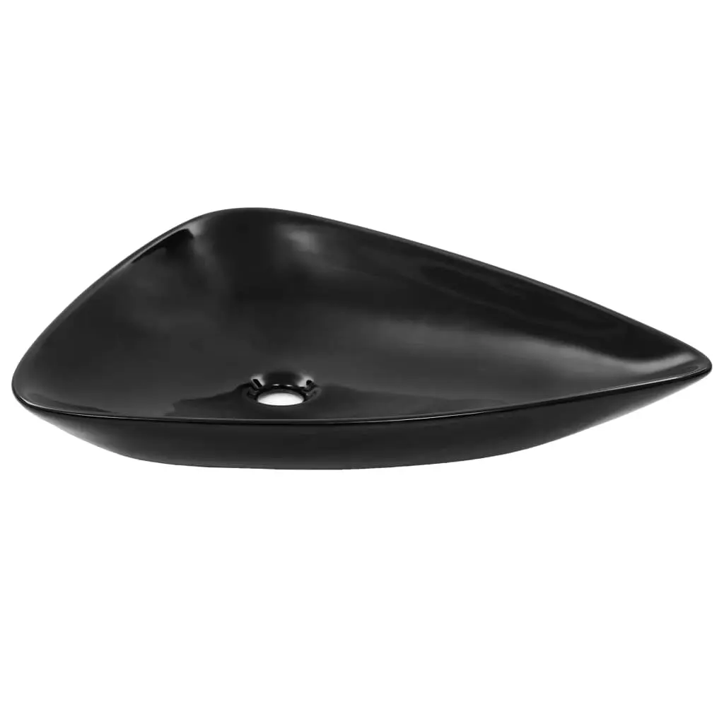 Basin Ceramic Black Triangle 645x455x115 mm 142998 - Hardware