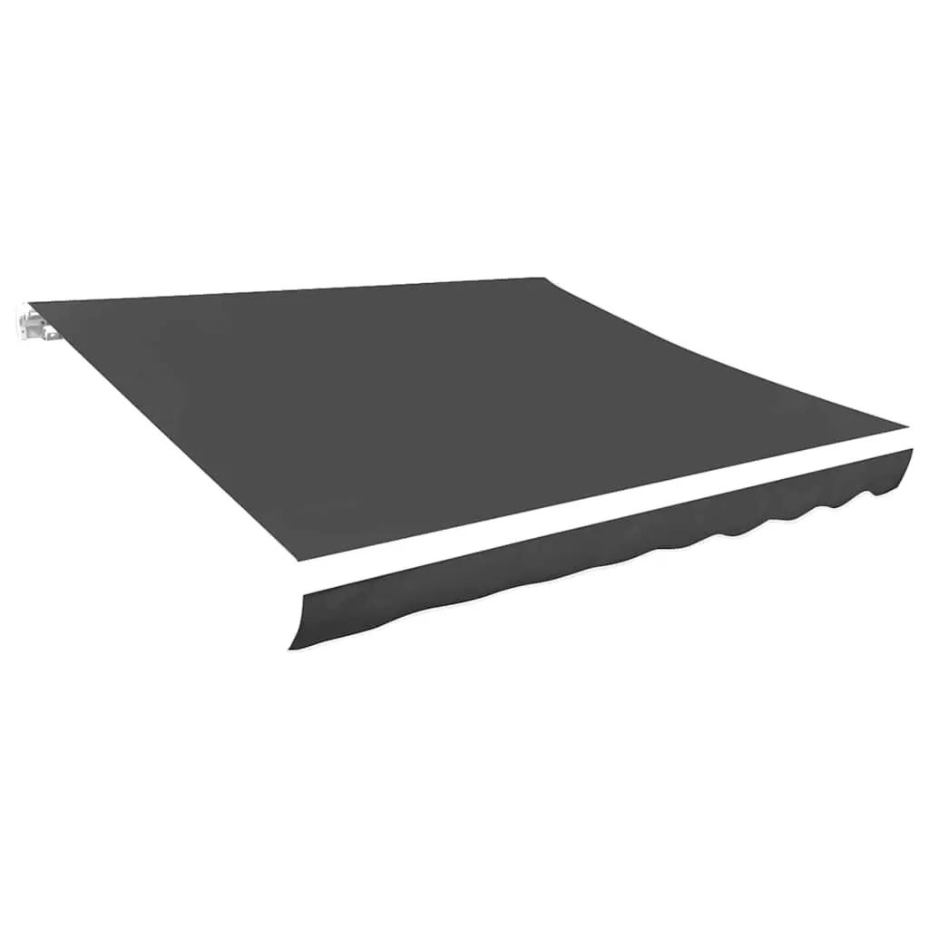 Awning Top Sunshade Canvas Anthracite 4x3 m 143710 - Home & Garden