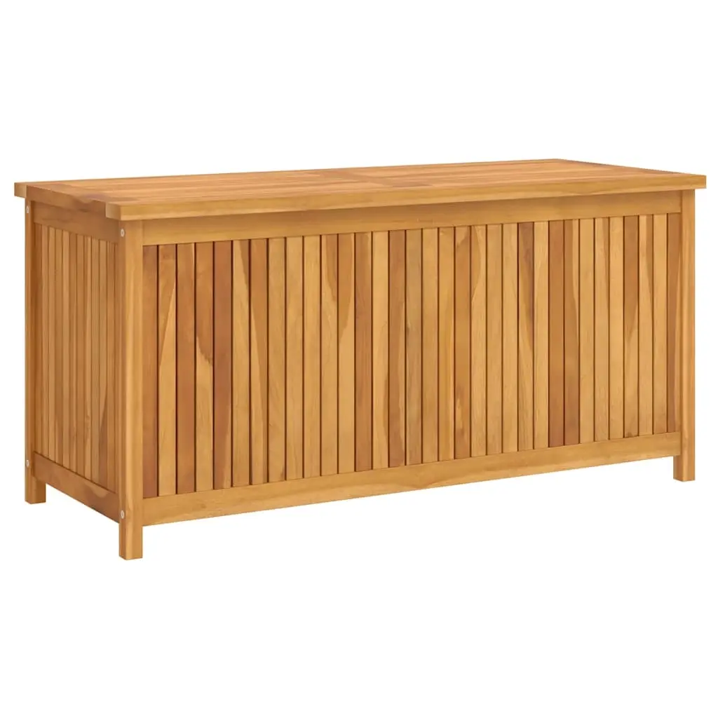 Garden Storage Box 120x50x58 cm Solid Teak Wood 44669 - Outdoor Storage Boxes - Up to 60% off