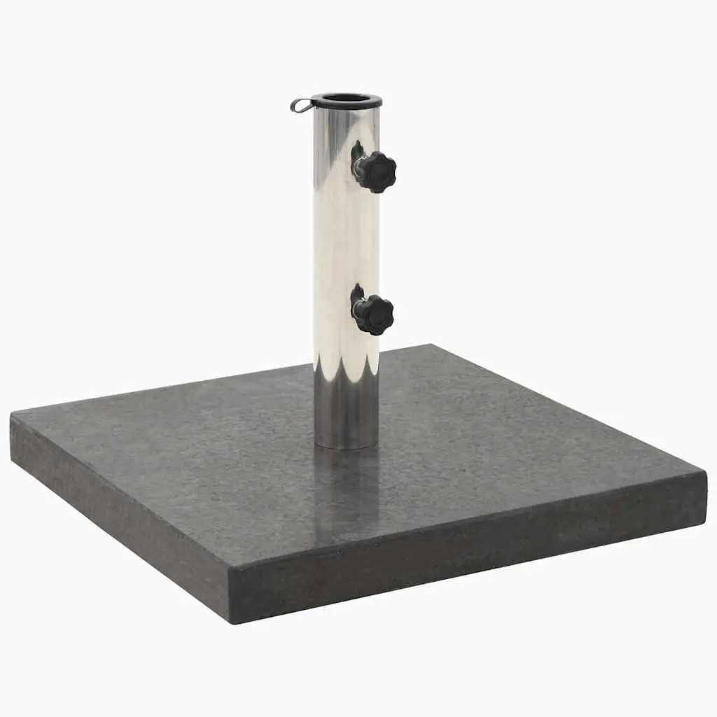 Parasol Base Granite 28.5 kg Square Black 45065 - Home & Garden