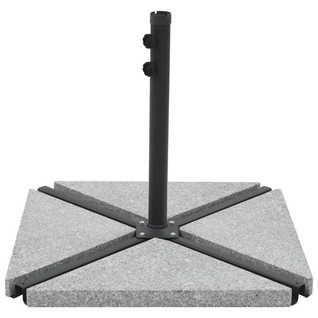 Umbrella Weight Plate Granite 15 kg Triangular Grey 45071 - Home & Garden