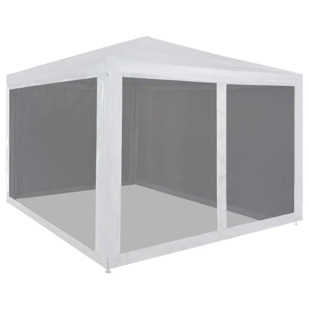 Party Tent with 4 Mesh Sidewalls 3x3 m 45108 - Home & Garden