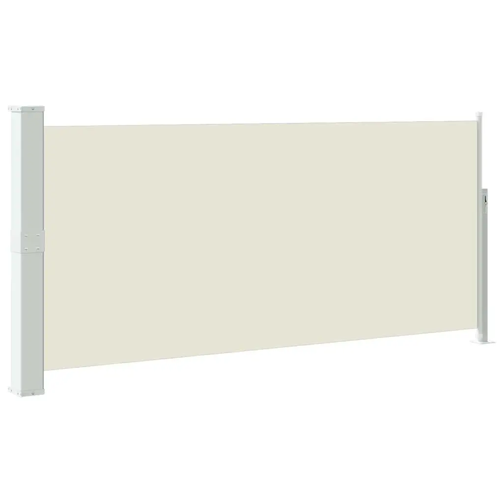 Retractable Side Awning 140 x 300 cm Cream 45354 - Home & Garden