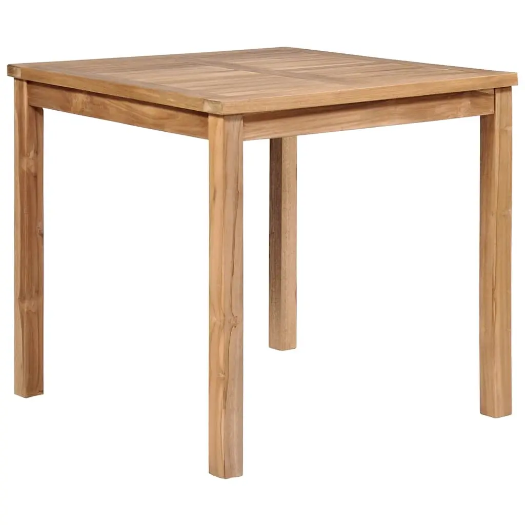 Garden Table 80x80x77 cm Solid Teak Wood 44996 - Furniture